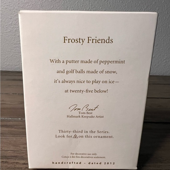 Hallmark NEW 2012 “Frosty Friends” Christmas Ornament 33rd in series - Picture 8 of 8